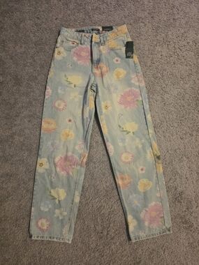 wild fable Pastel Floral Straight Leg Jeans